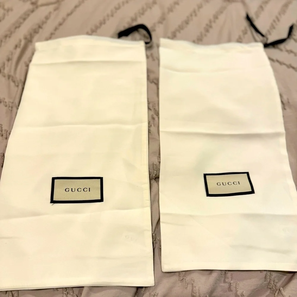 Gucci shoes dust bag